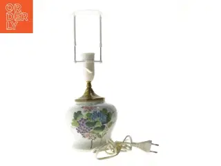 Bordlampe med blomsterdesign (str. 38 cm)