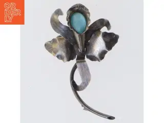 Vintage broche i blomsterdesign (str. 5,5 cm 5 60)