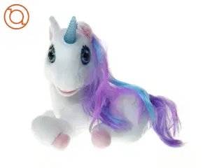 Enhjørning bamse med lys fra Dimian (str. 30 x 32 x 22 cm)