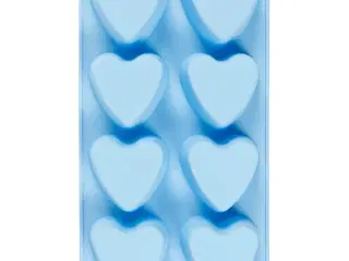 Silikoneform, hjerter, H: 3,5 cm, L: 7 cm, B: 6 cm, 100 ml, 1 stk.