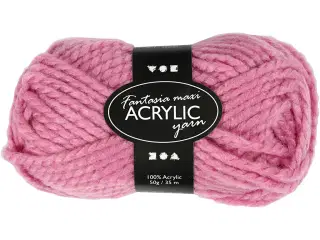 Fantasia Polyacrylgarn, L: 35 M, Maxi, rosa, 50g/ 1 ngl.