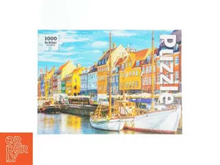 1000 brikker puslespil (str. 50 x 70 cm)