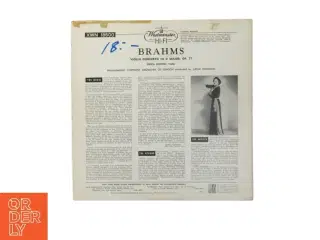 Erica Morini Brahms Violin Concerto LP fra Westminster