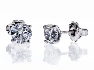 Naturlige diamantøreringe 1,94ct