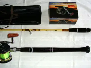 Havstang Daiwa med Tritan Multihjul og grej