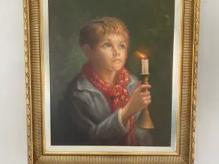 Flotte gamle malerier sælges.