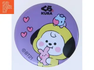 Magnet med Kura BT21 karakter (str. Ø 3,5 cm)