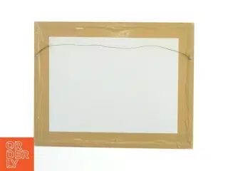 Mandens alder plakat med ramme (str. 43x34 cm)