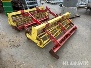 Pakvalse 2styk med slæbeplanke