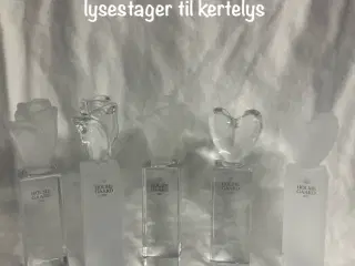 5 Holmegaard lysestager