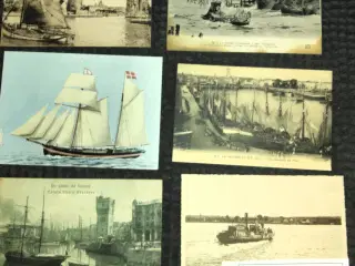 60 postkort skibe  Danske & udenlandske.