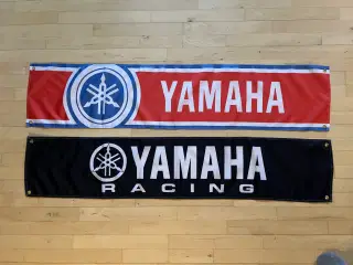 Flag med Yamaha og Yamaha Racing