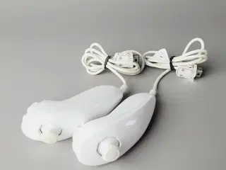 ⭐️· 🎮 Originale Wii Nunchuk controllere (2 stk.) 