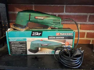 TREKANTSLIBER. PARKSIDE. DELTA SANDER. 