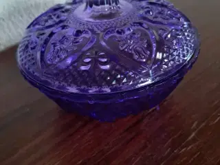 Elegant sukkerskål i glas