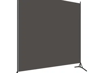 Rumdeler 175x180 cm stof antracitgrå
