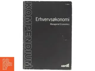 Kompendium i erhvervsøkonomi af Stephan van Rensburg (Bog)