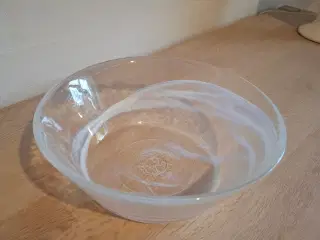 Holmegaard skål i klart glas