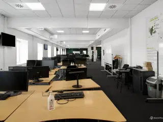 Velbeliggende kontorlokaler på 2.sal i Kolding centrum