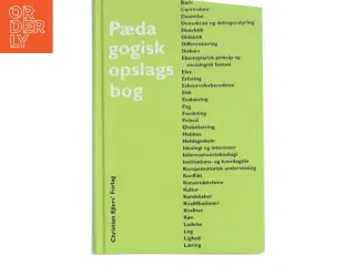 Pædagogisk opslagsbog : alfabetisk ordnet (Bog)