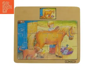 Børnepuslespil med hest fra Vini-game (str. 19,5x17 cm)