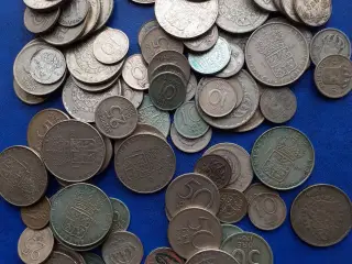 Sølvmønter, Sverige, 109 forskellige ,385 gram