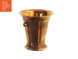 Kobber vase (str. 8 cm)