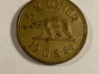 5 kroner Grønland 1944