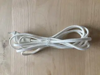 220 cm Hvid stofledning