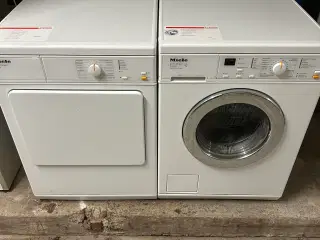 Miele vaskemaskine og tørretumbler