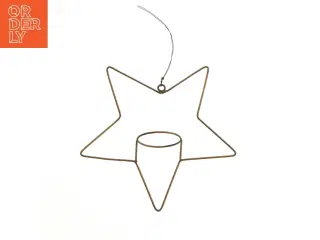 Stjerneformet lysholder (str. 21 cm)