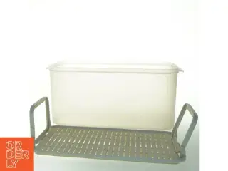 Plastik opbevaringsboks med låg fra Tupperware (str. 35 x 16,5 cm)
