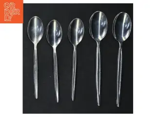 Spiseskeer i rustfrit stål (str. 13 cm. og 15 cm. 5 styk)
