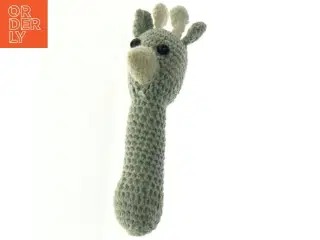 Hæklet giraf bamse (str. Længde, 18 cm)