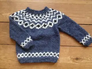 Sweater islandsk uld