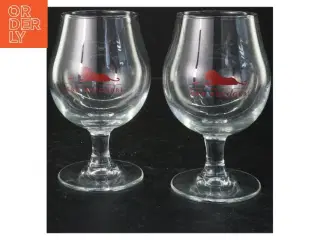 Glas med logo fra Ærø Bryggeri (str. 15 cm)