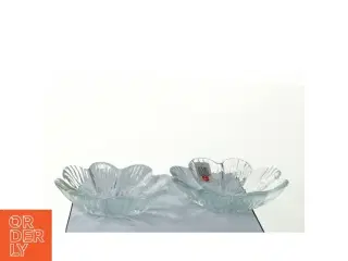 Glas til fyrfadslys el. lign. fra Holmegaard (str. 9 cm)