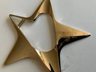 Georg Jensen forgyldt stjerne pr. Stk. 