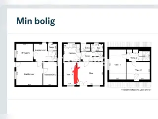 Dobbelthus i Valby, med stor have og træterrasse