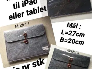 Nye smarte filttasker til iPad/tablet
