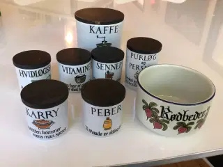 Pernille krydderikrukker fra Knabstrup