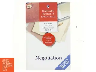 Negotiation : Harvard business essentials (Bog)