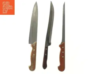 Sæt af køkkenknive (str. 34 cm)