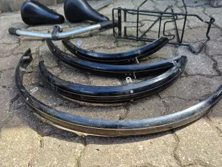 Reservedele til cykel - bagagebærer, cykelstyr mm.