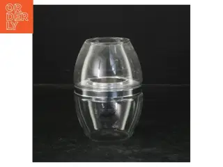 Gennemsigtig glasstage fra Herstal (str. 12 cm)