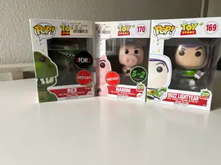 Funko Pop! Rex #171 Hamm #170 Buzz Lightyear #169