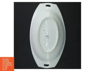 Porcelænsfad med blomstermotiv fra C. T Altwasser Germany (str.  28x16 cm)