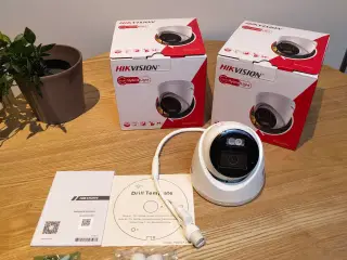 Sælger disse 2 styk Hikvision kameraer!