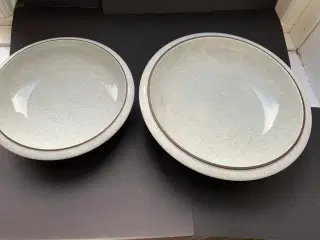 2 fade med krakkeleret glasur, Royale Copenhagen