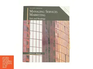 Managing services marketing af John E.G. Bateson (Bog)